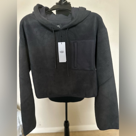 UGG Women's Myley Sherpa Hoodie color Gray size Medium. NWT - Picture 12 of 13